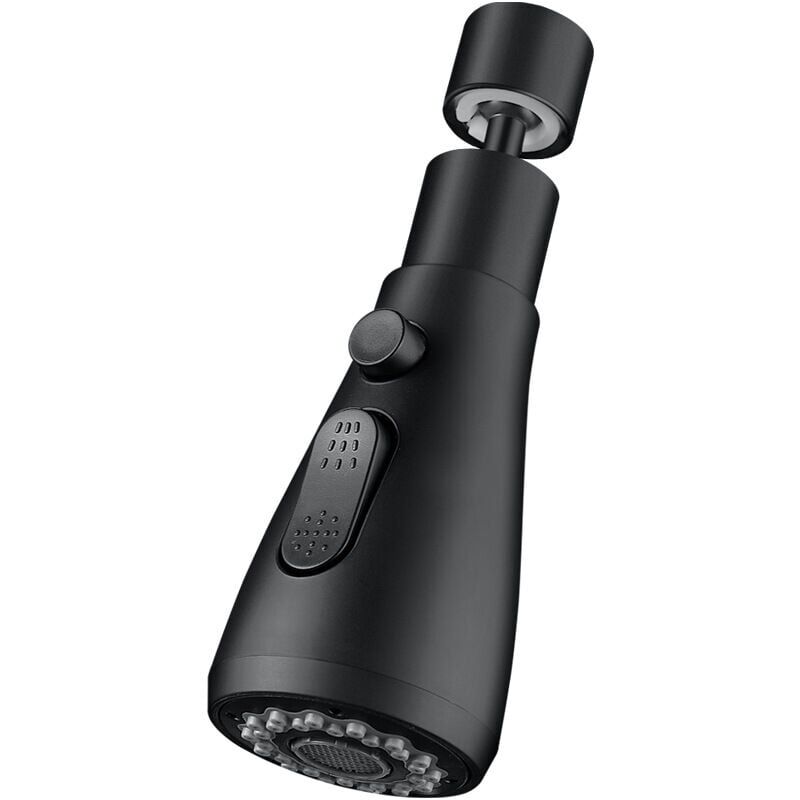 foto del prodotto alovez soffione doccia da cucina robinet 360 gradi, 3 modalit embout robinet kitchen con aeratore nero 