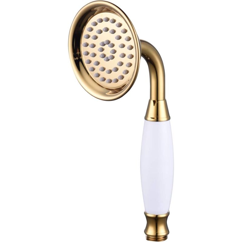 foto del prodotto alovez soffione doccia per bagno, soffione doccia in ottone, soffione doccia dorato, soffione doccia universale con massaggio, bs126