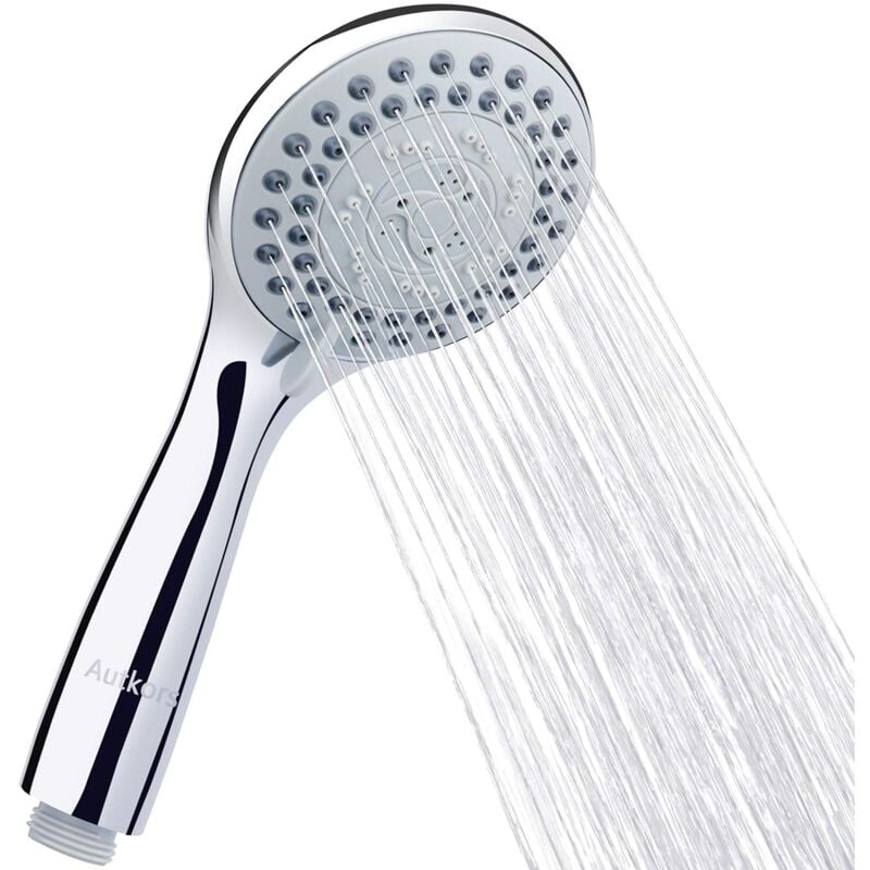 foto del prodotto alovez soffione doccia, soffione doccia portatile con 5 tipi di getto, soffione doccia portatile, risparmio idrico con aumento della pressione e