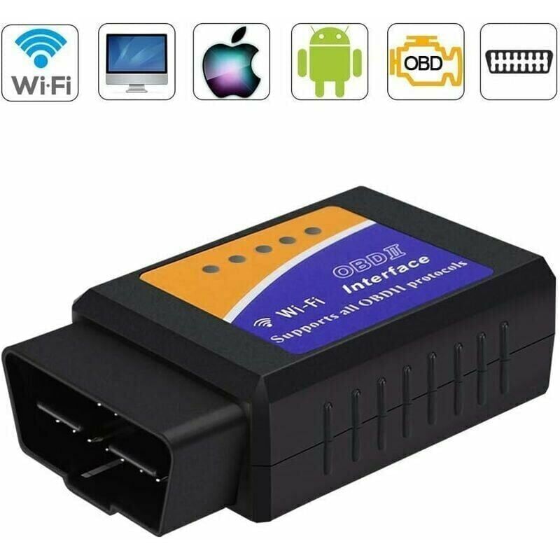 foto del prodotto alovez strumento di diagnostica wifi obd2 scanner elm327 obd ii per tutti i veicoli ios android windows 