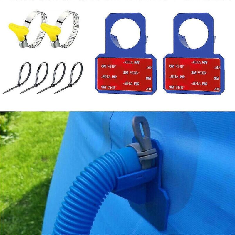 foto del prodotto alovez supporti per tubi per piscine, accessori per piscine fuori terra, staffa di montaggio
