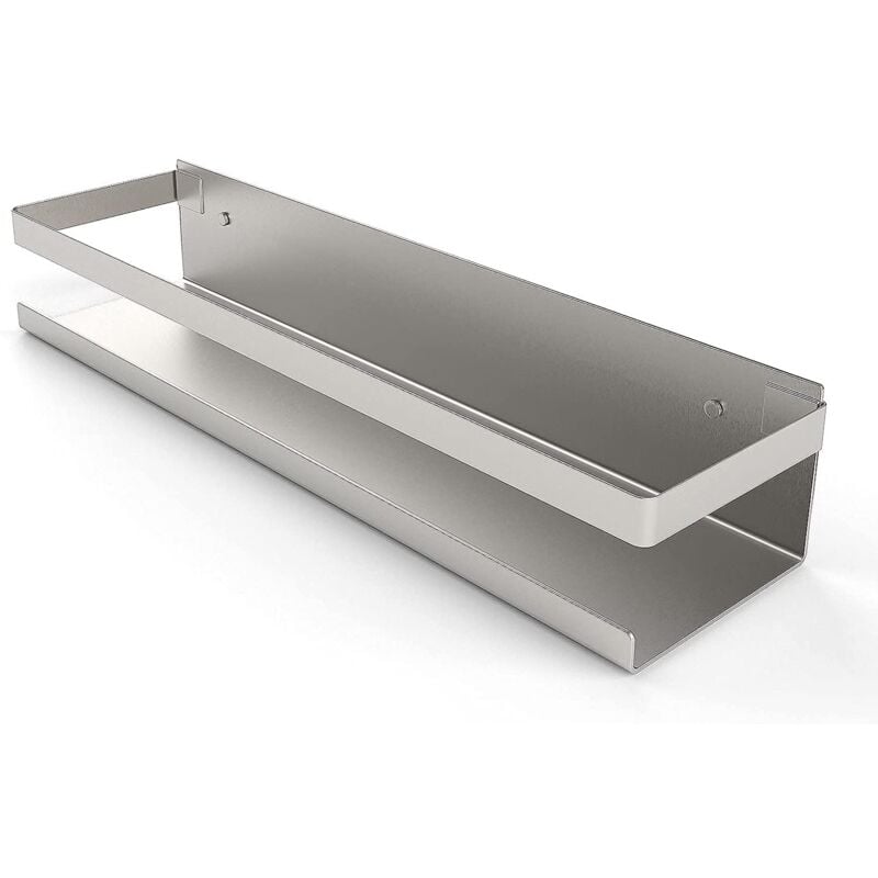 foto del prodotto alovez supporto doccia senza foratura, staffa per bagno in acciaio inossidabile sus304, autoadesivo, spazzolato, 30 cm