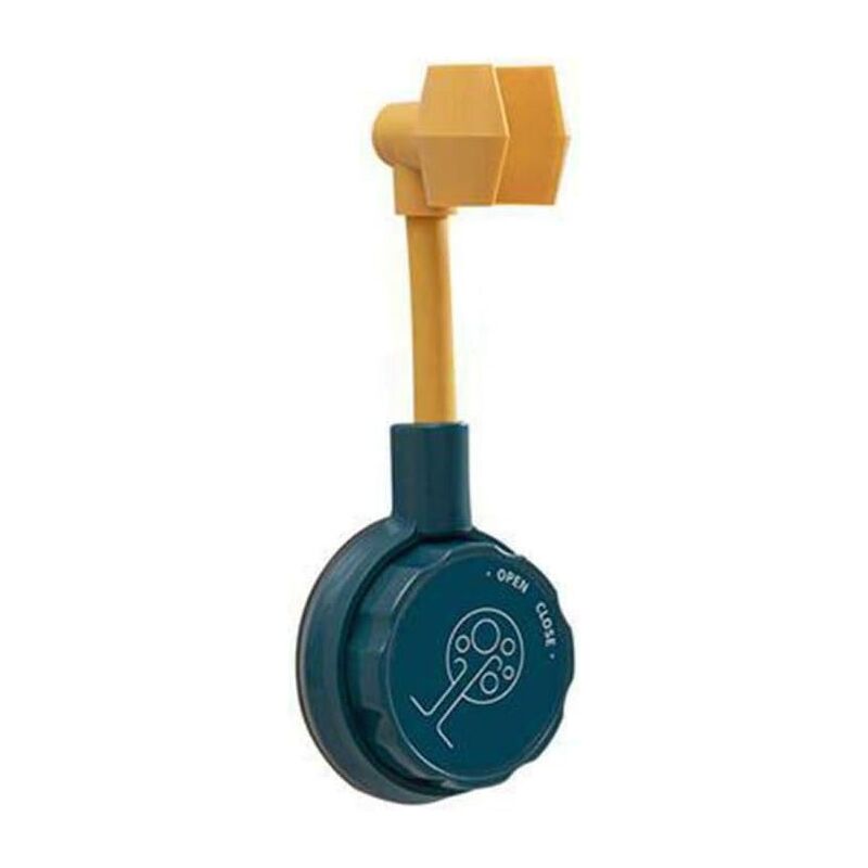 foto del prodotto alovez supporto per soffione doccia girevole regolabile a 360 , supporto universale per soffione doccia da parete regolabile per casa e bagno blu 