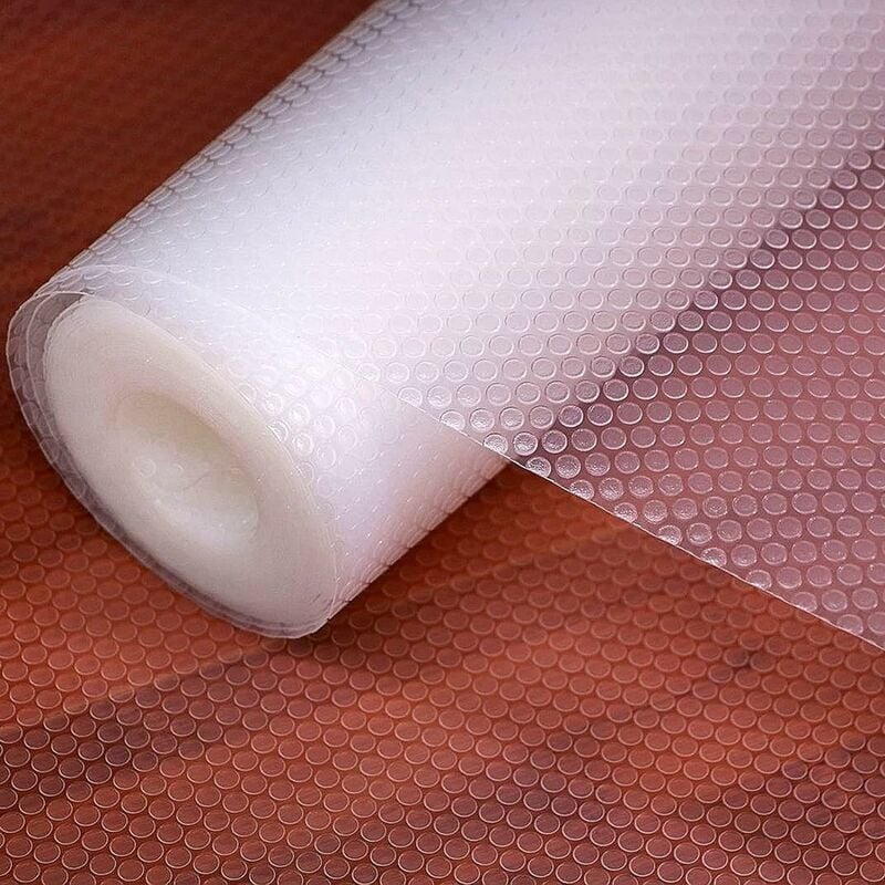 foto del prodotto alovez tappetino per cassetti, 44,5x600cm, protezione per cassetti da cucina, tappetino per frigorifero in plastica eva trasparente, 44,5x600cm 
