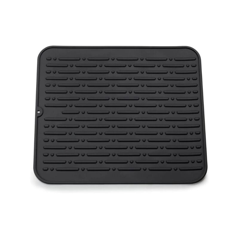 foto del prodotto alovez tappetino scolapiatti in silicone xl 45 x 40 cm garanzia a vita nero 