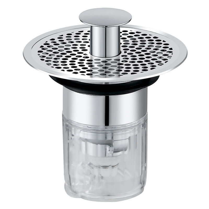 foto del prodotto alovez tappo universale per lavello, tappo pop up per lavello, tappo per lavello con filtro anti intasamento, tappo universale per lavello con
