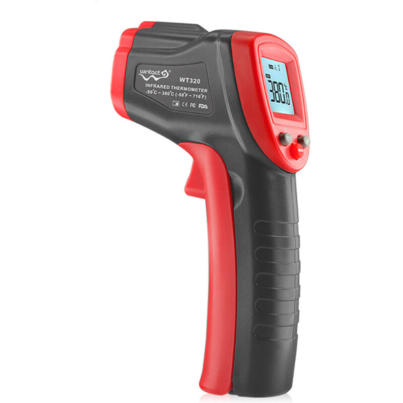 foto del prodotto alovez termometro a infrarossi, termometro laser, 50 c380 c 58 f716 f , termometro industriale termometro senza contatto