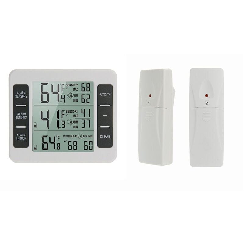 foto del prodotto alovez termometro digitale, allarme acustico, con display del sensore wireless