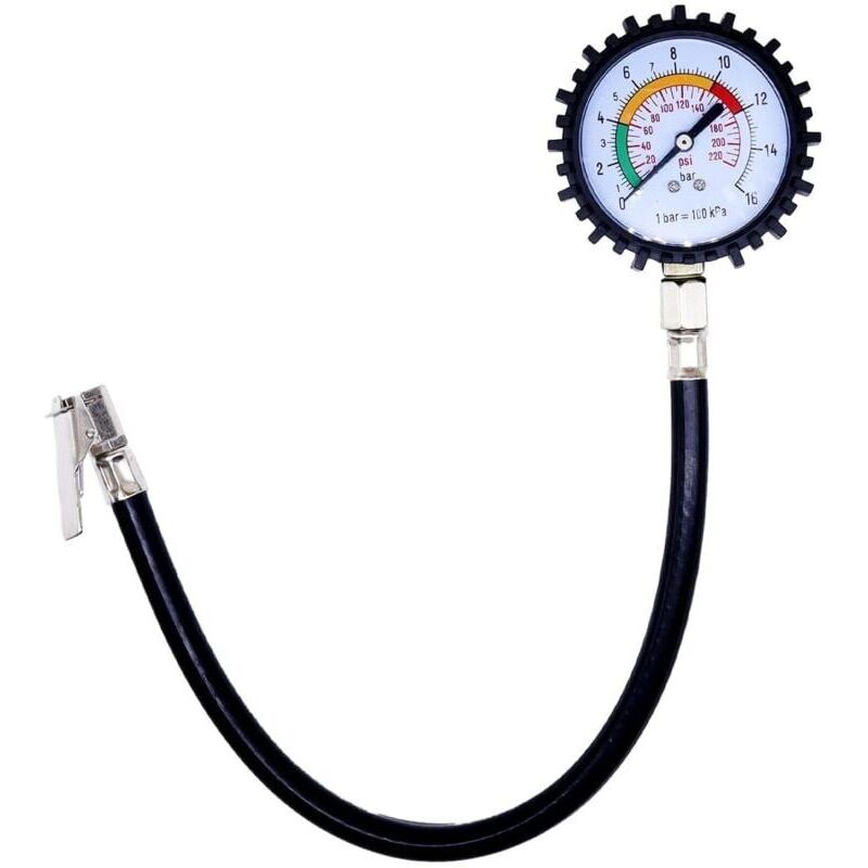 foto del prodotto alovez tester di pressione universale per pneumatici manometro di precisione per pneumatici manometro per pneumatici per 4x4, furgone, auto, bici e
