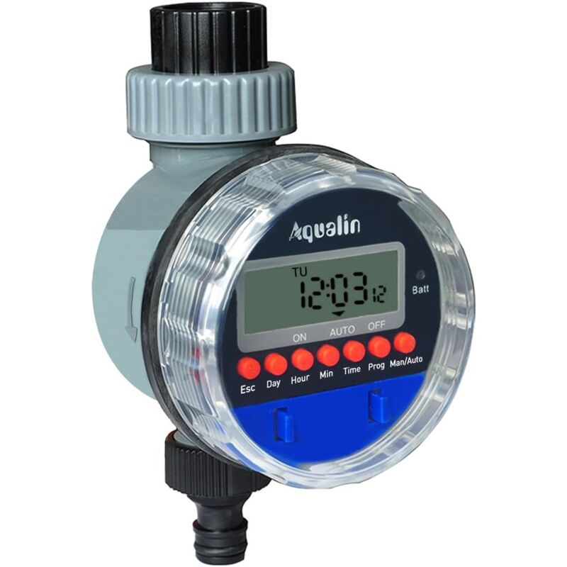 foto del prodotto alovez timer per irrigazione, regolatore di irrigazione, funzionamento senza pressione, valvola a sfera