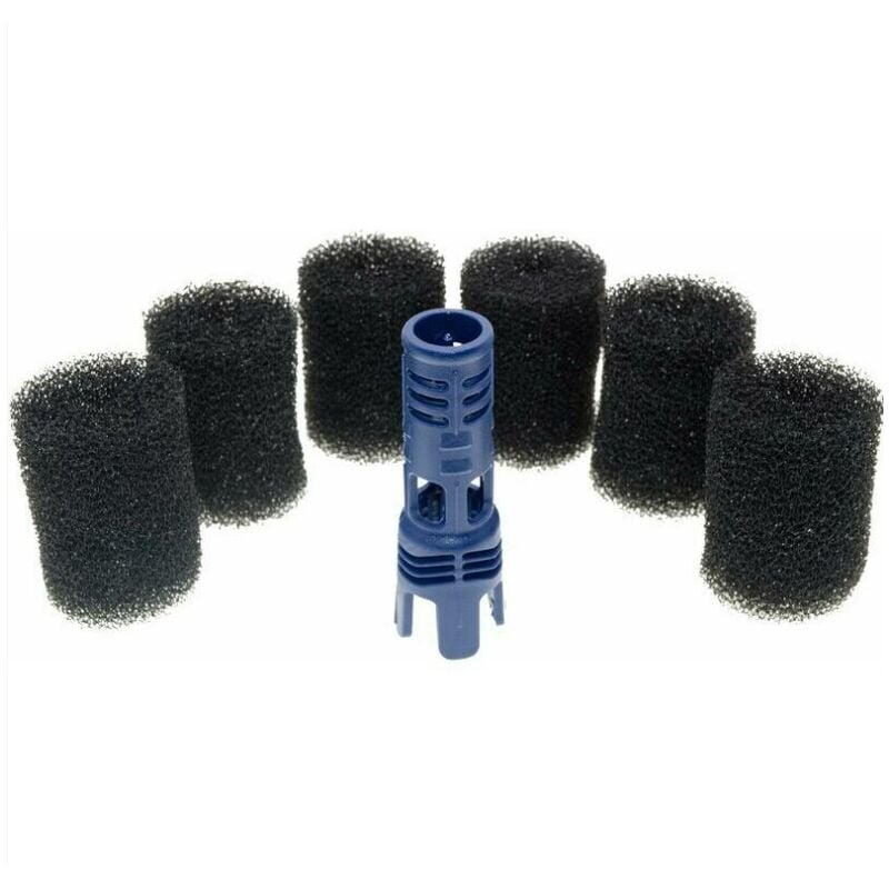 foto del prodotto alovez ugello anti schizzo rtgpt con 6 spazzole in schiuma per robot da piscina polaris 280, equivalente a tail sweep pro tsp10s