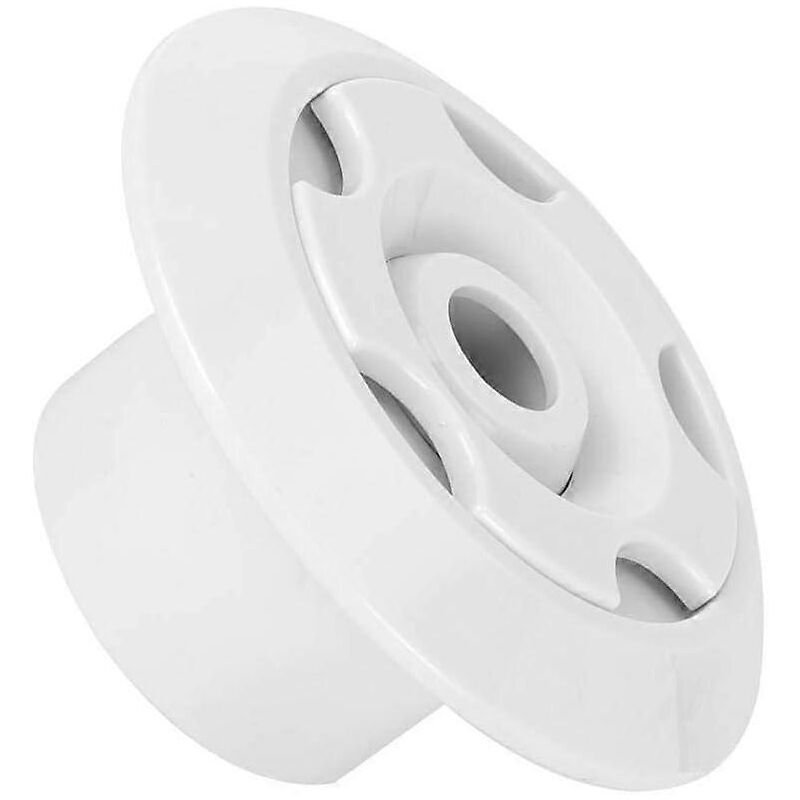 foto del prodotto alovez ugello massaggiante rotondo bianco rotante a 360 per piscina, accessorio spa, 1 pollice macaron