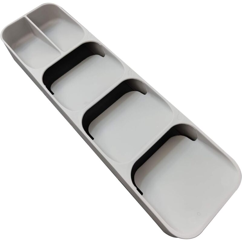 foto del prodotto alovez vassoio portaoggetti per cassetti da cucina, organizer per posate, portaposate, utensili, cucchiai, forchette, coltelli