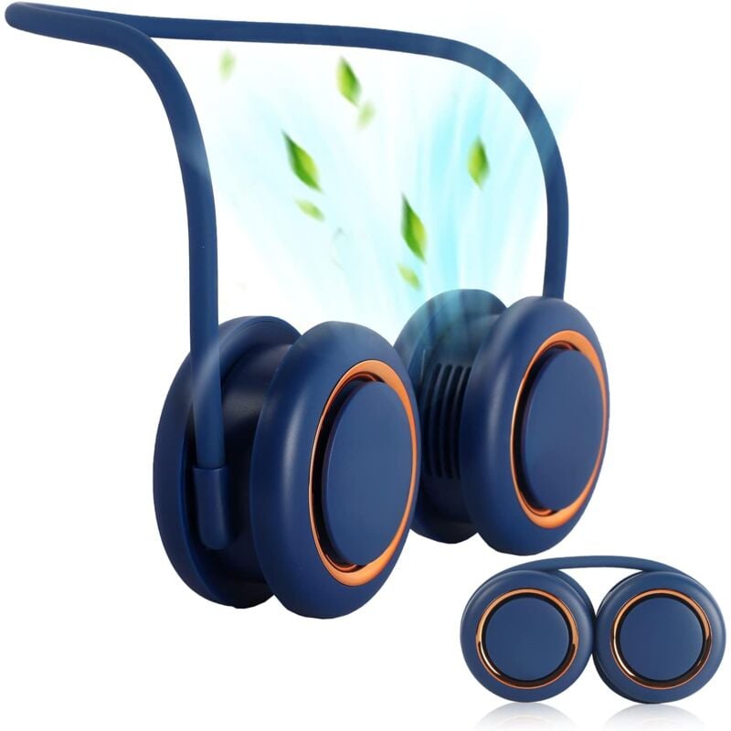 foto del prodotto alovez ventilatore portatile da collo, mini fascia da collo personale ricaricabile tramite usb, raffreddamento a 360 