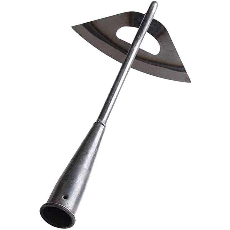 foto del prodotto alovez zappa cava, acciaio inossidabile, piccola zappa portatile, multiuso, robusta e durevole, attrezzo da giardino, rastrello per diserbo,