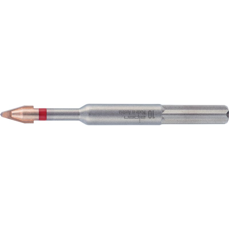 foto del prodotto alpen 30300800100 c protector punta per piastrelle 106 mm lungo, 8 mm diametro , colore argento