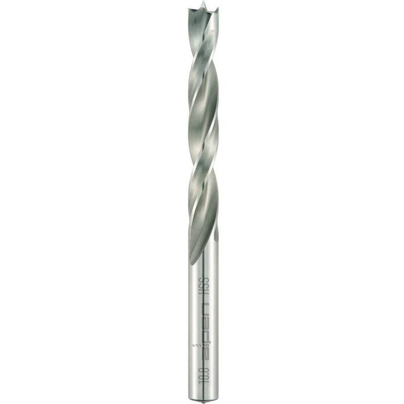foto del prodotto alpen 62000800100 punta a spirale per legno 8 mm lunghezza totale 117 mm alberino cilindrico 1 pz.
