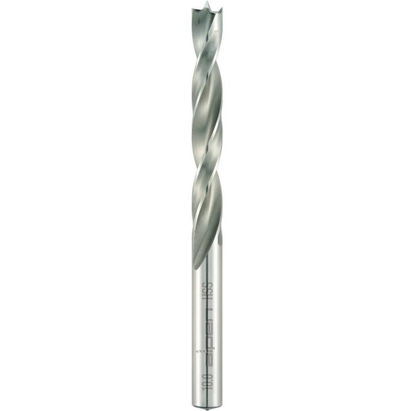 foto del prodotto alpen 62001000100 punta a spirale per legno 10 mm lunghezza totale 133 mm alberino cilindrico 1 pz.