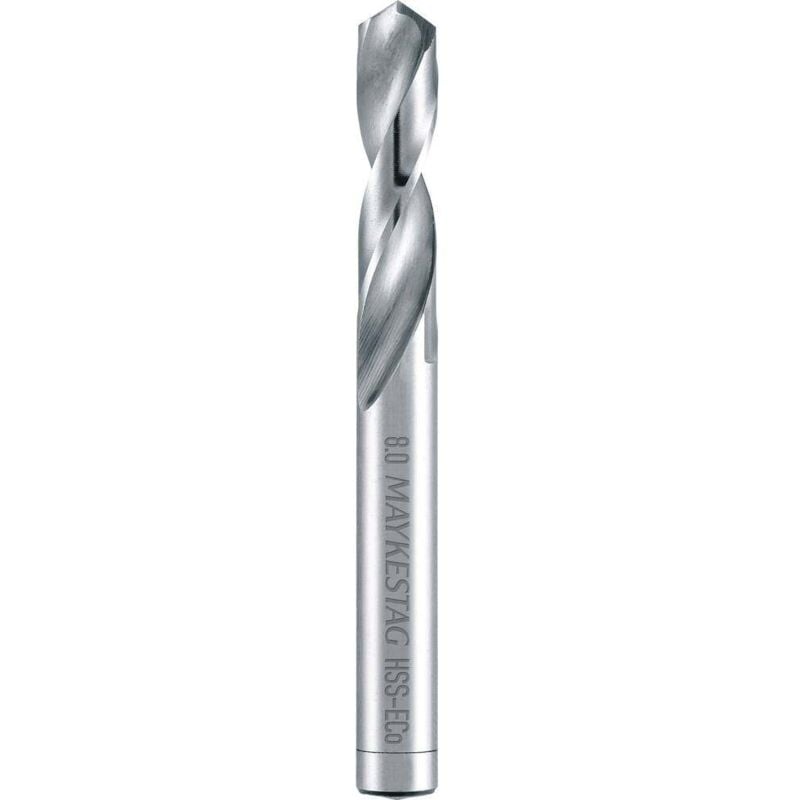 foto del prodotto alpen 92100450100 hss e punta a spirale per metallo 4.5 mm lunghezza totale 58 mm cobalto din 1897 alberino cilindrico