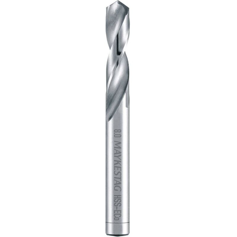 foto del prodotto alpen 92100680100 hss e punta a spirale per metallo 6.8 mm lunghezza totale 74 mm cobalto din 1897 alberino cilindrico