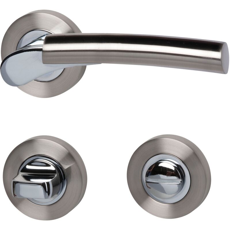 foto del prodotto alpertec in acciaio inox polo sud ii r per porte del bagno wc pulsante set maniglia porta guarnizioni, 28022220