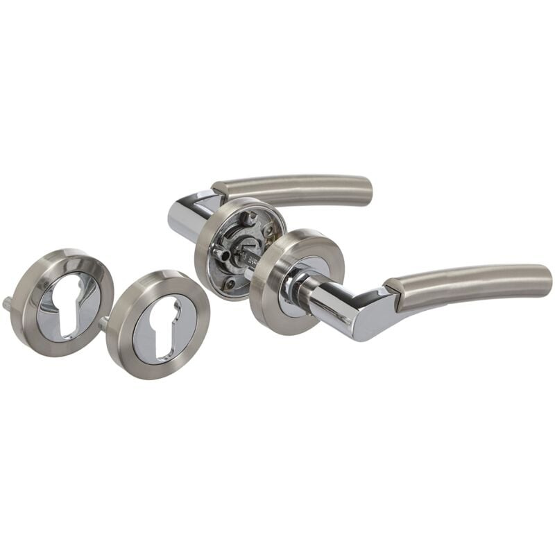 foto del prodotto alpertec porta in acciaio inox polo sud ii r appartamento banda porte pz pulsante set maniglia porta guarnizioni, 88022210