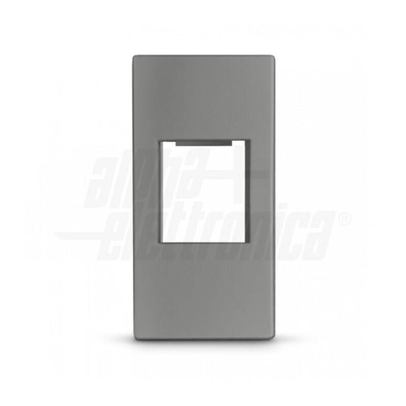 foto del prodotto alpha elettronica adattatore keystone compatibile con bticino matixgo 1 modulo grigio 96 500 18