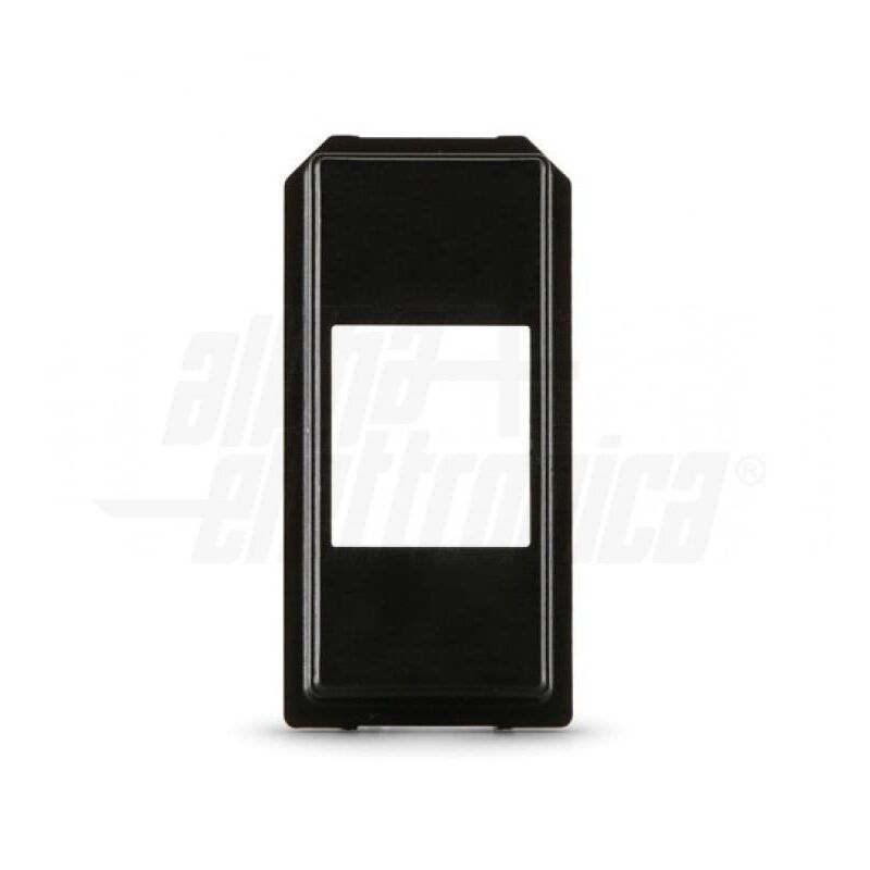 foto del prodotto alpha elettronica - adattatore keystone per placca bticino living now nero 96-500-13
