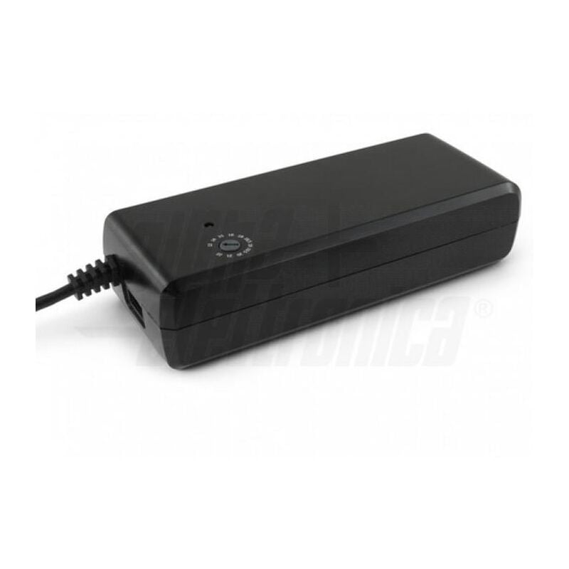 foto del prodotto alpha elettronica alimentatore switching universale 91.4w 12 22v 6a usb 10 connettori kd5065