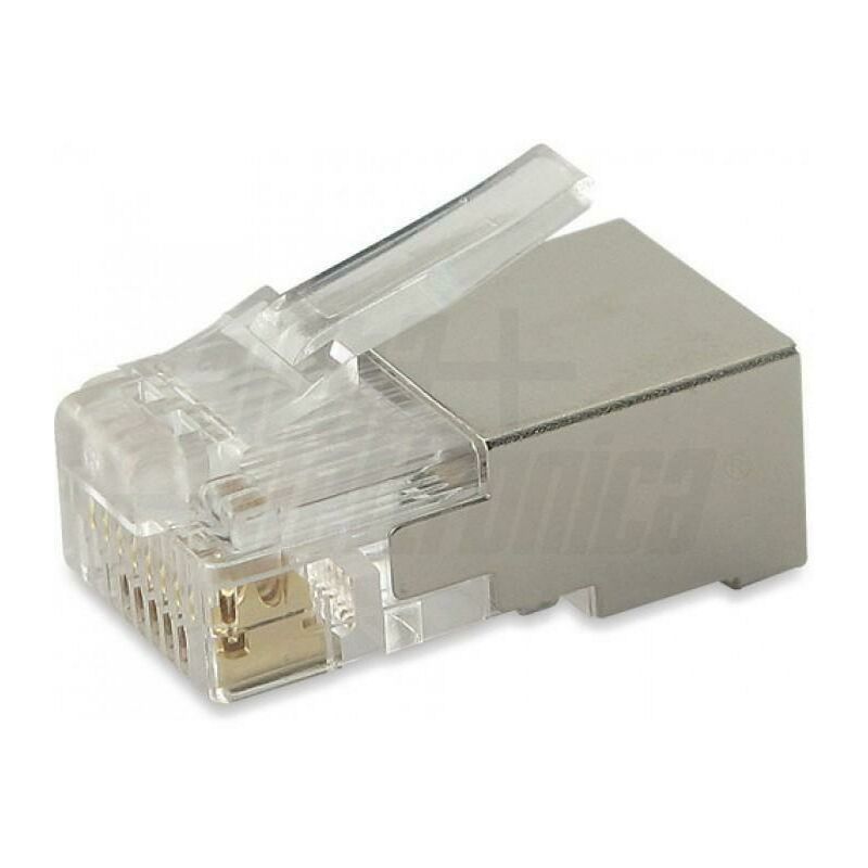 foto del prodotto alpha elettronica alpha eletronica connettore rj45 passante cat.6 ftp 94 916 6