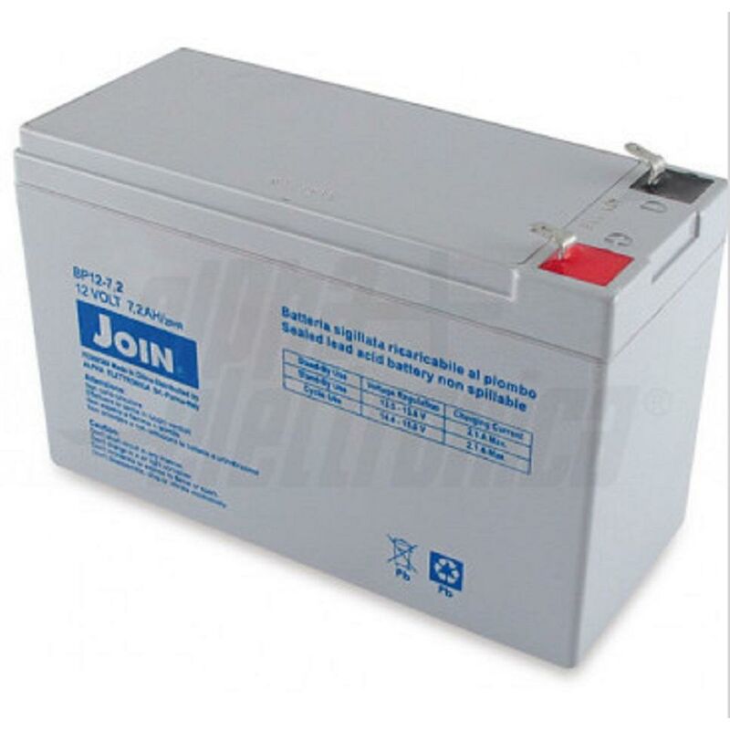 foto del prodotto alpha elettronica batteria a piombo agm 12v 7.2ah fast.per ups bp12 7.2