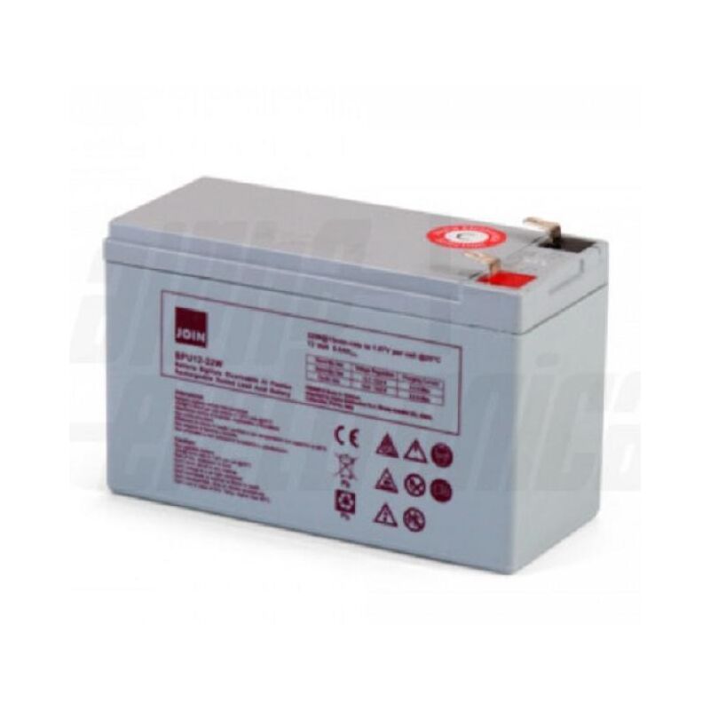 foto del prodotto alpha elettronica batteria piombo vrla 12v per ups 32w 8ah bpu12 32w