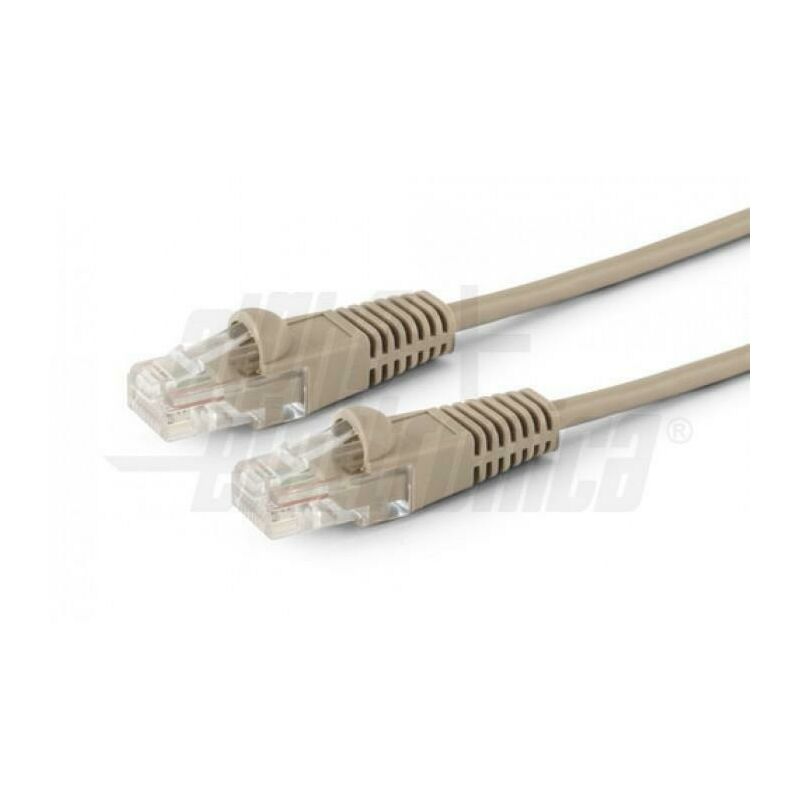 foto del prodotto alpha elettronica cavo di rete patch in rame cat. 5e grigio u utp 5m