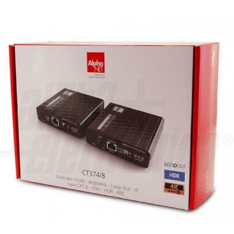 foto del prodotto alpha elettronica extender hdmi cavo 1xcat.6 tmds con ct373 11