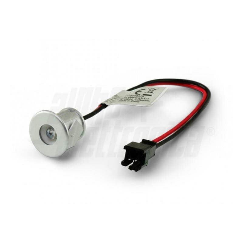 foto del prodotto alpha elettronica faretto led da incasso 0,3w 12v serie suite jo388 020b