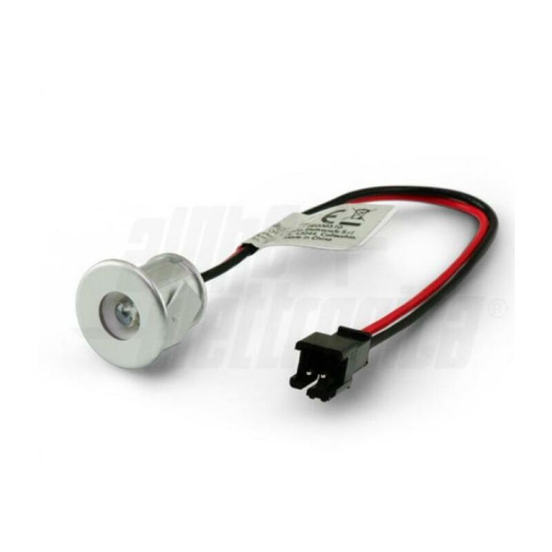 foto del prodotto alpha elettronica faretto led da incasso suite 0,3w 12v 3000k grigio jo388 020ww