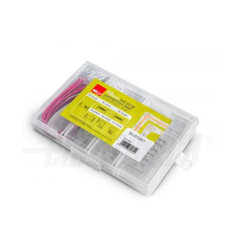 foto del prodotto alpha elettronica kit connettori per strisce led monocolore 10mm 30 010k1