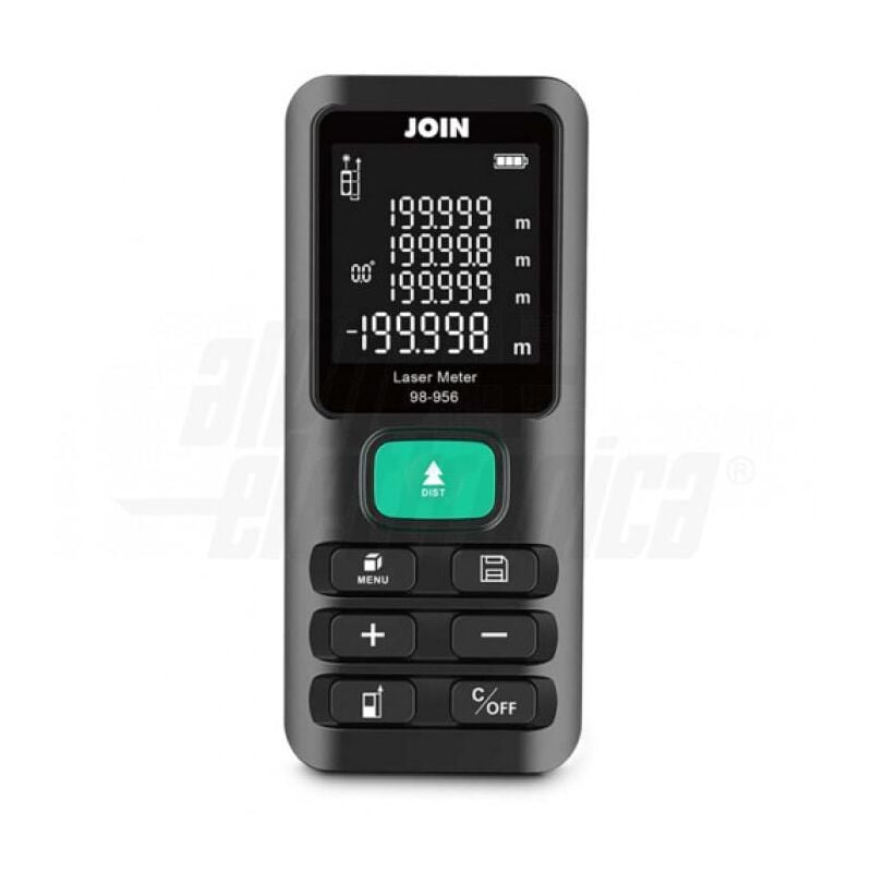 foto del prodotto alpha elettronica misuratore laser multifunzione metro are vol 70mt 98 956