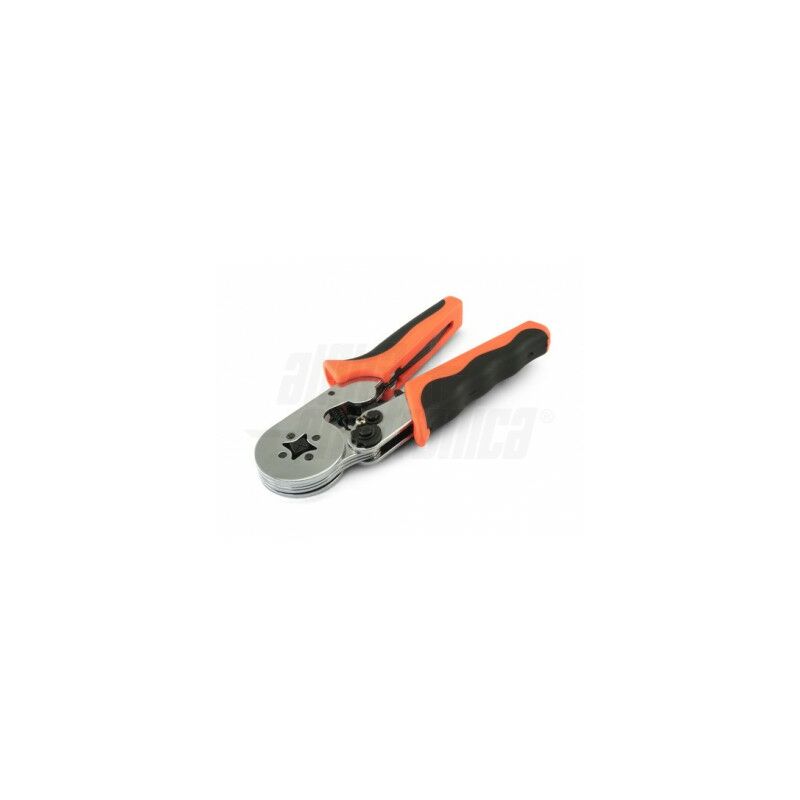 foto del prodotto alpha elettronica pinza aggraffatrice per terminali a bussola con sezioni da 0,25 a 6mm awg23 10