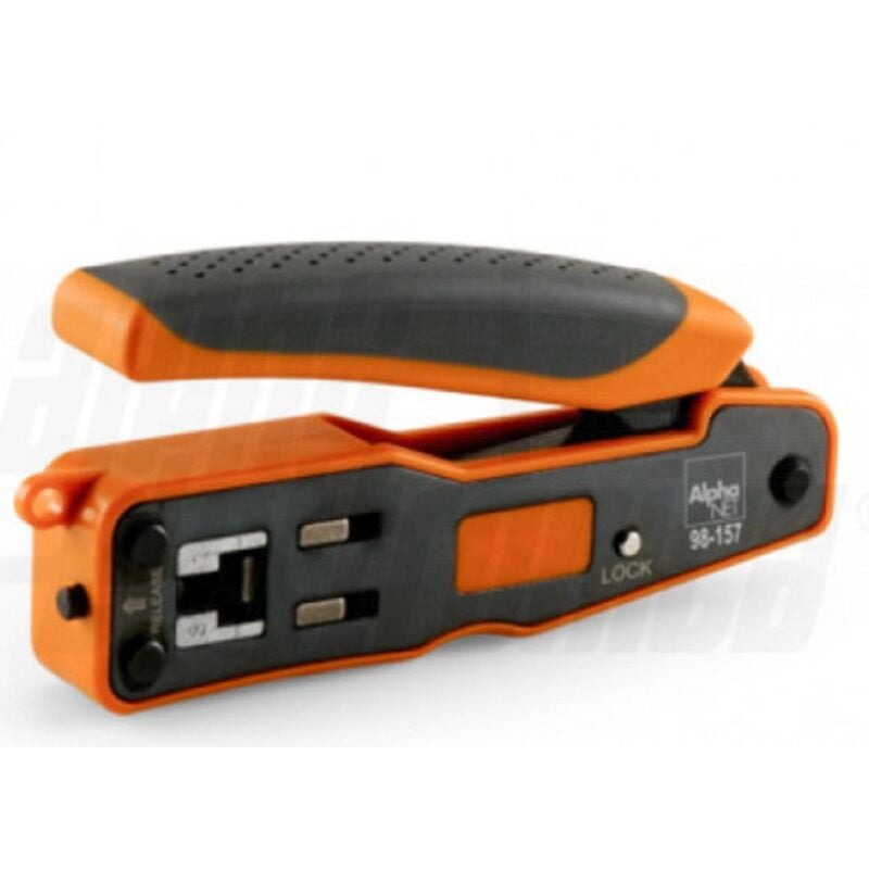 foto del prodotto alpha elettronica pinza compatta rj45 passante e tradizionali 98 157