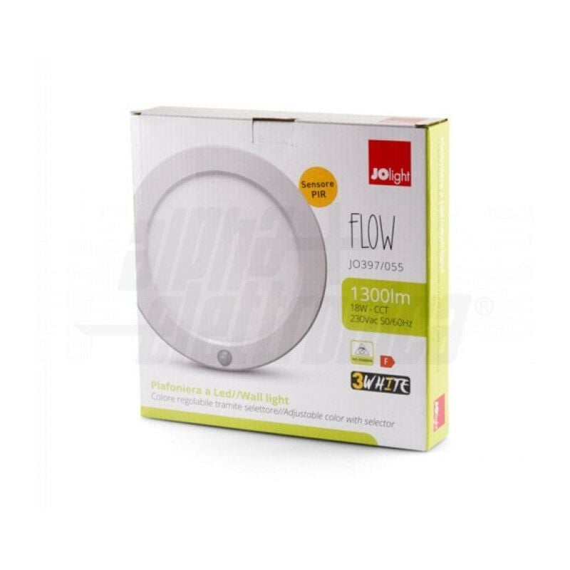 foto del prodotto alpha elettronica plafoniera led da incasso soffitto 17w sensore mov