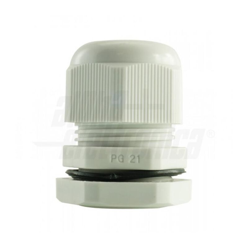 foto del prodotto alpha elettronica serracavi in nylon diametro cavo 13 18mm bianco 514 21