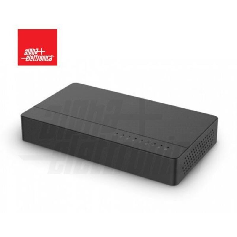 foto del prodotto alpha elettronica switch gigabit ethernet 8 porte