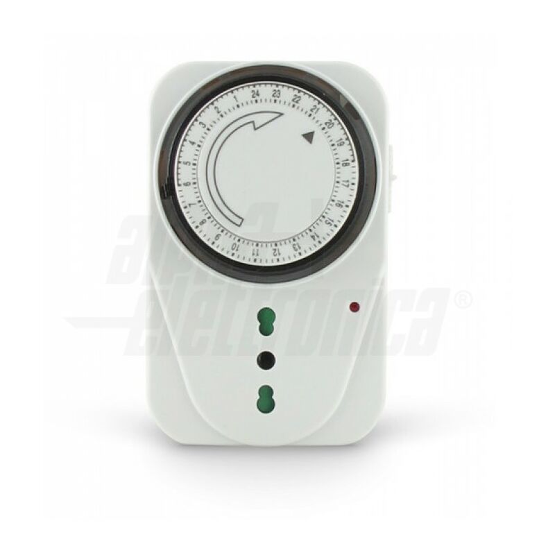 foto del prodotto alpha elettronica timer meccanico giornaliero con switch, 23 60