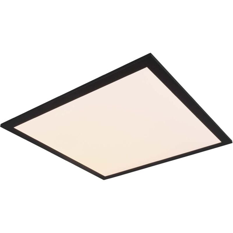 foto del prodotto alpha plafoniera led quadrata bordo nero 45x45