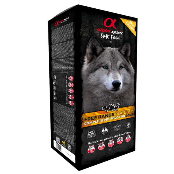 foto del prodotto alpha spirit adult alimento semi-umido grain free 9 kg - pollo scadenza 28 02 2026 - croccantini per cani - 1 ordine scegli lo sconto bzr5 bzr20 200 punti fedeltà