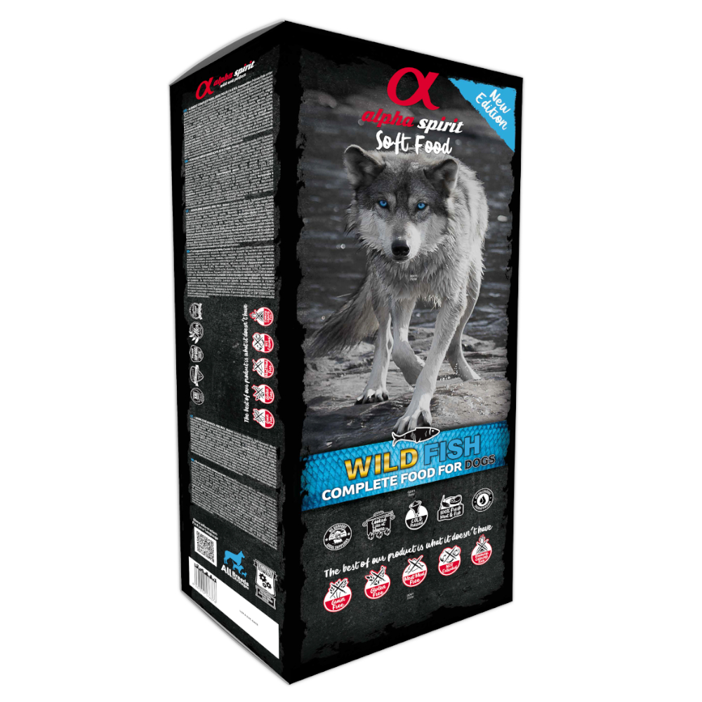 foto del prodotto alpha spirit complete wild fish 9 kg