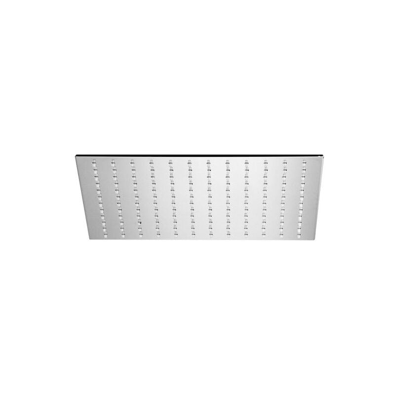 foto del prodotto alpi rubinetterie soffione doccia 300 300 mm in ottone cromato alpi metal slim