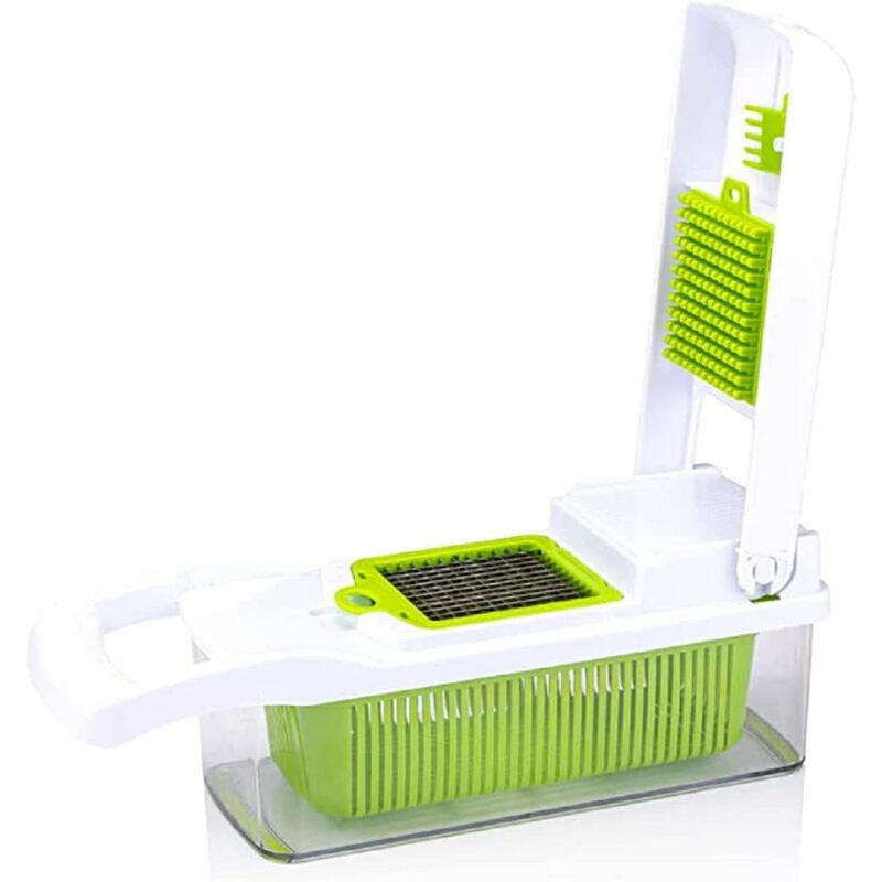foto del prodotto alpina affettaverdure 14 pz da cucina affettatrice per verdure sminuzzatore e accessori