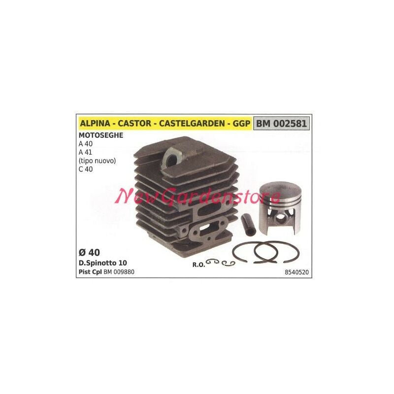 foto del prodotto alpina cilindro pistone segmenti motore motosega a40 41 c40 002581